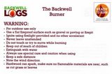 Backwell Burner